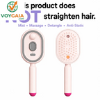 【Not Straightened】Electric Spray Air Cushion Massage Comb, Self-Cleaning Anti-Tangle Hair Brush, Anti-Static Volumizing Scalp Massage Brush for Dry Frizzy Hair Care, No Essential Oil Included