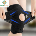 Knee Brace with Side Stabilizers for Meniscal Tear Knee Pain ACL MCL Arthritis Injuries Recovery, Breathable Adjustable Knee Support for Men and Women Black Healthcare Side Staoilizer Knee Compression Wrap