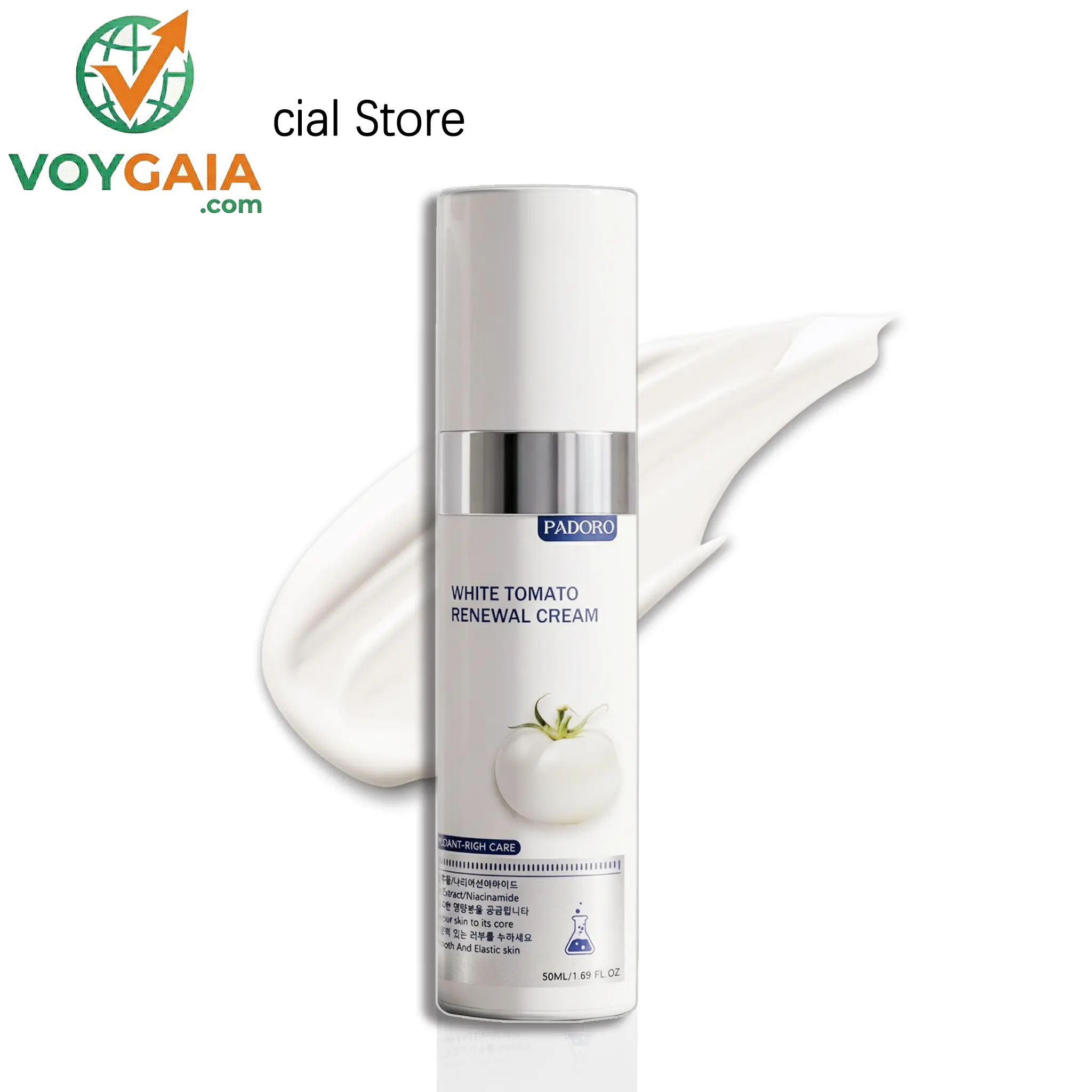 [Padoro]White Tomato Cream / Youthful Formula Ultimate Moisturizing Cream / anti Wrinkle Moisturizer / Collagen, Niacinamide, Centella Asiatica, Hyaluronic Acid / Wrinkles, Skincare Hydrating Daily Moisturizer Moisture Hydrate(50Ml/1.69Fl Oz)