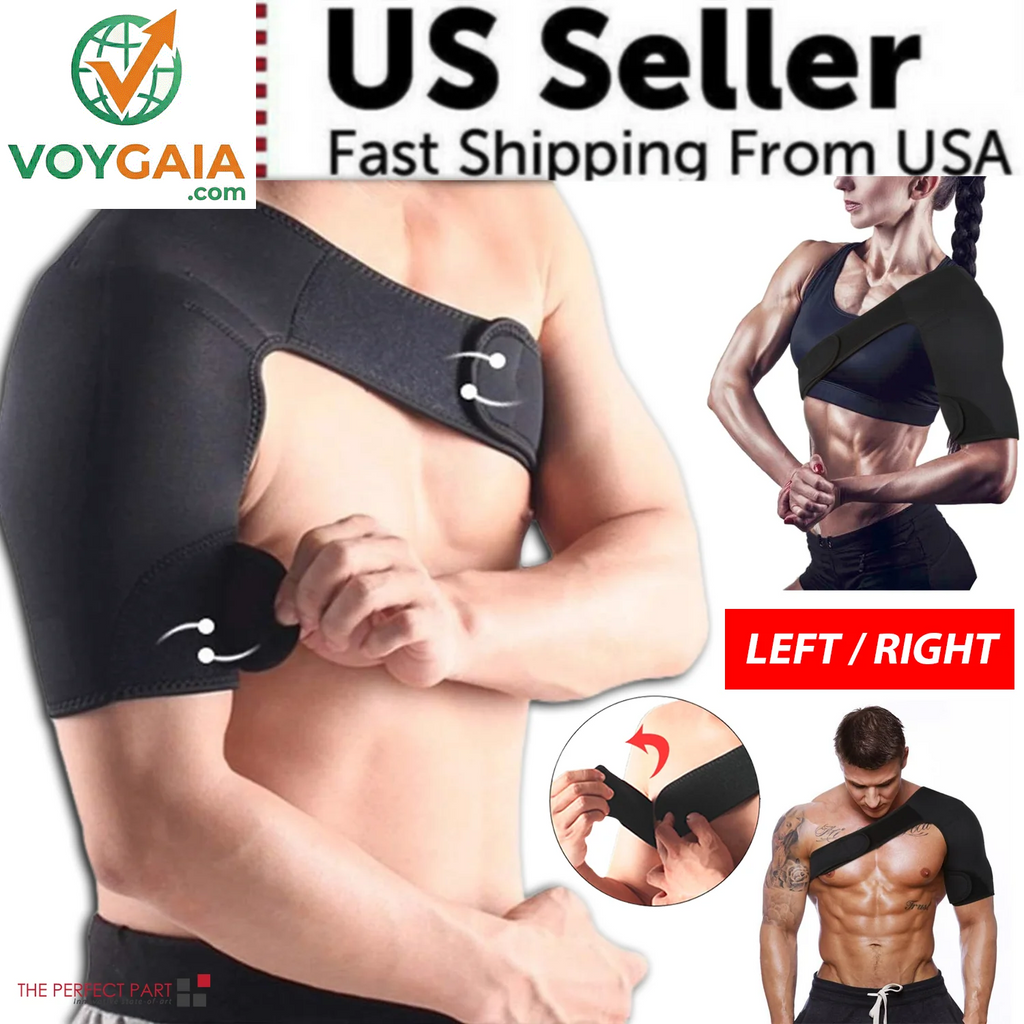 Shoulder Brace Support Compression Sleeve Torn Rotator Cuff Relief Joint AC Pain